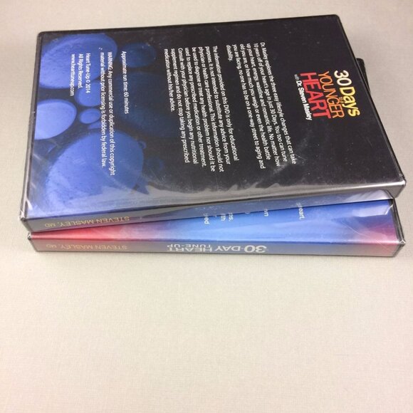 2 Dr Steven Masley DVDs Sealed 30 Day Heart Tune-Up & 30 Days Younger Heart PBS - Picture 9 of 12